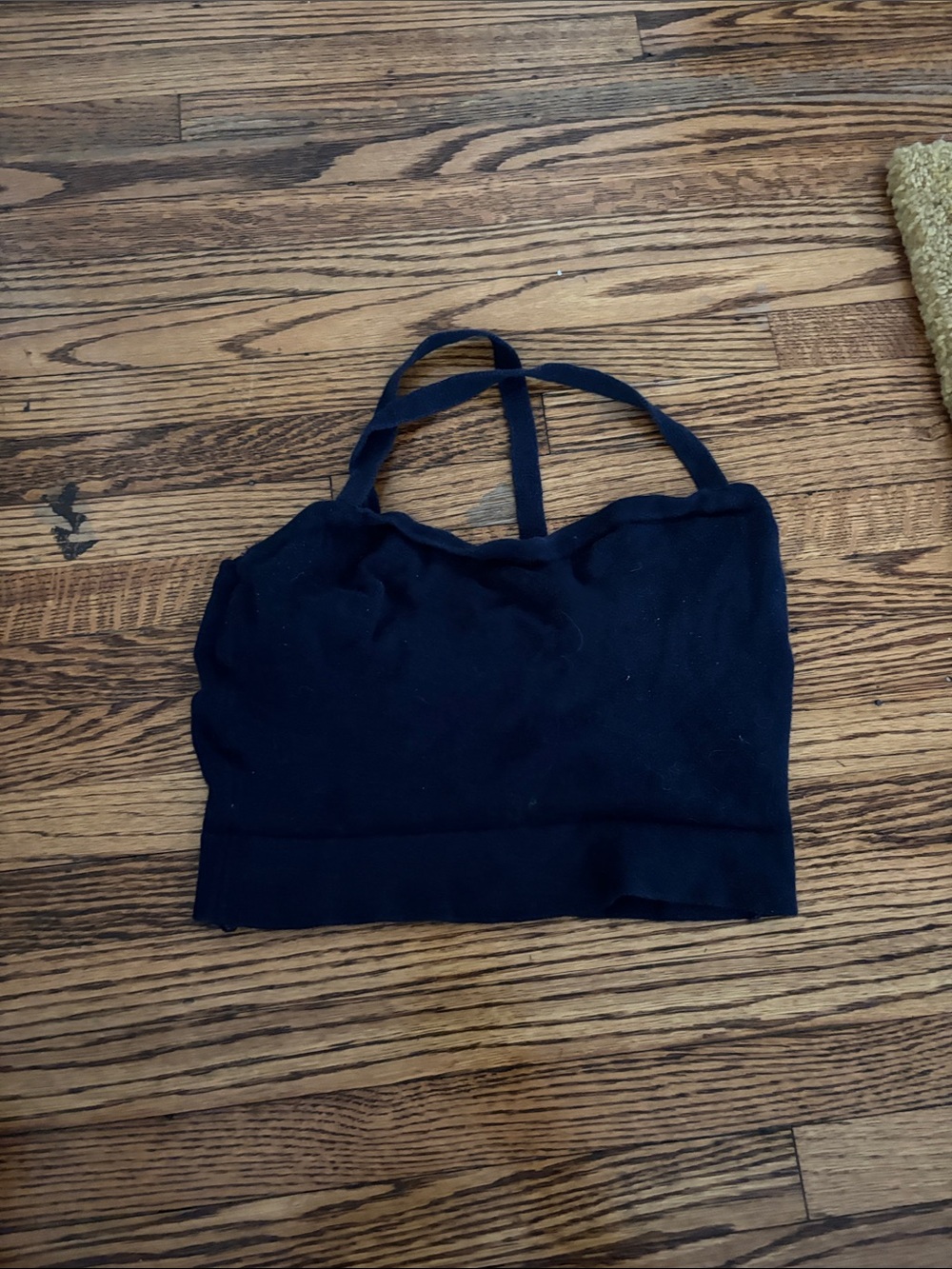 American Apparel Black Soft Bralette Top